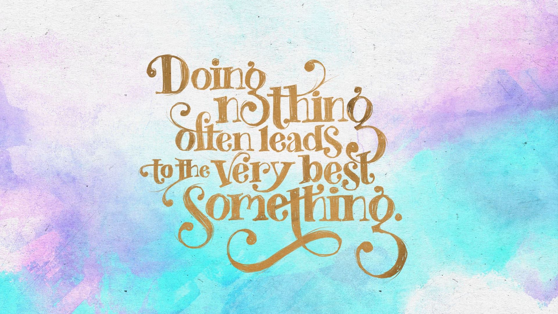 “Nothing is Something”