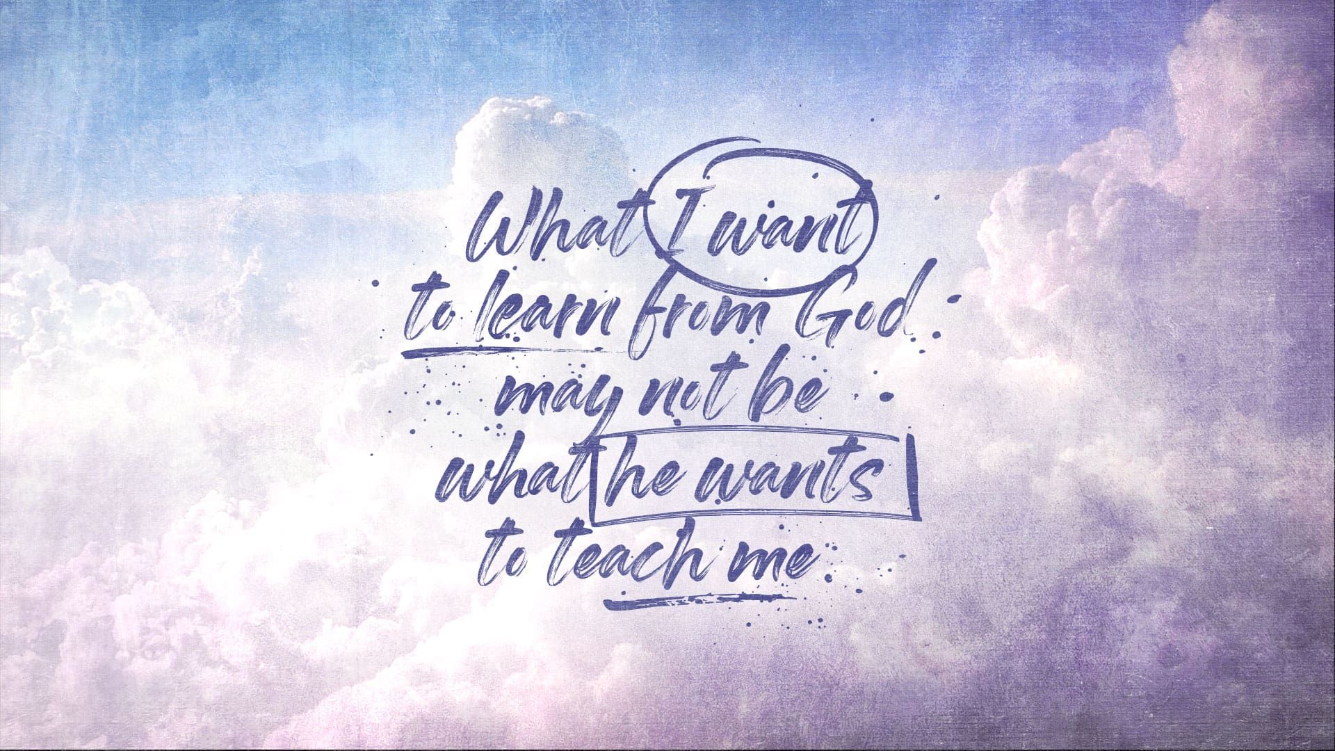 “Learning a Different Lesson”