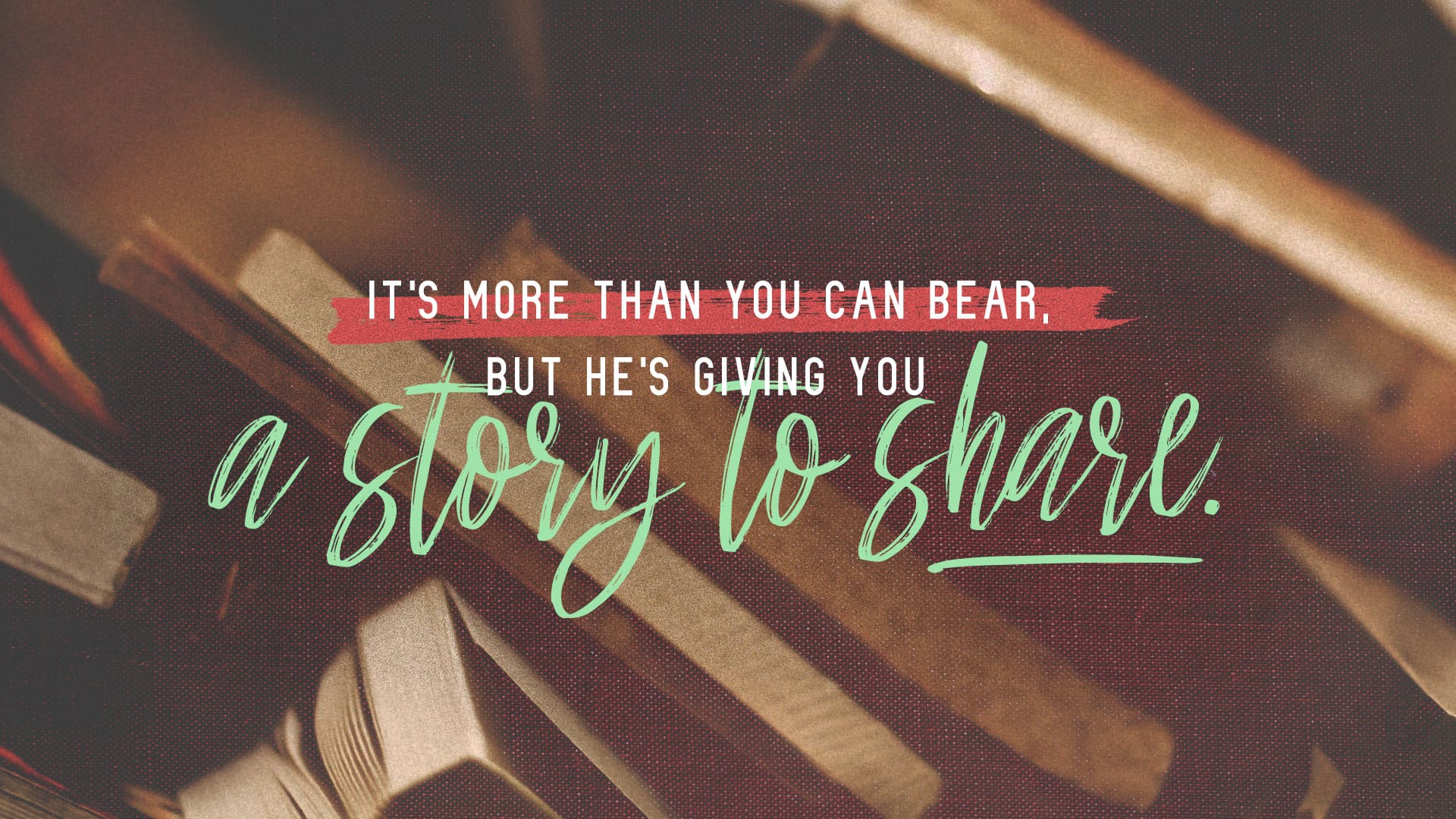 “The Story You Bear”