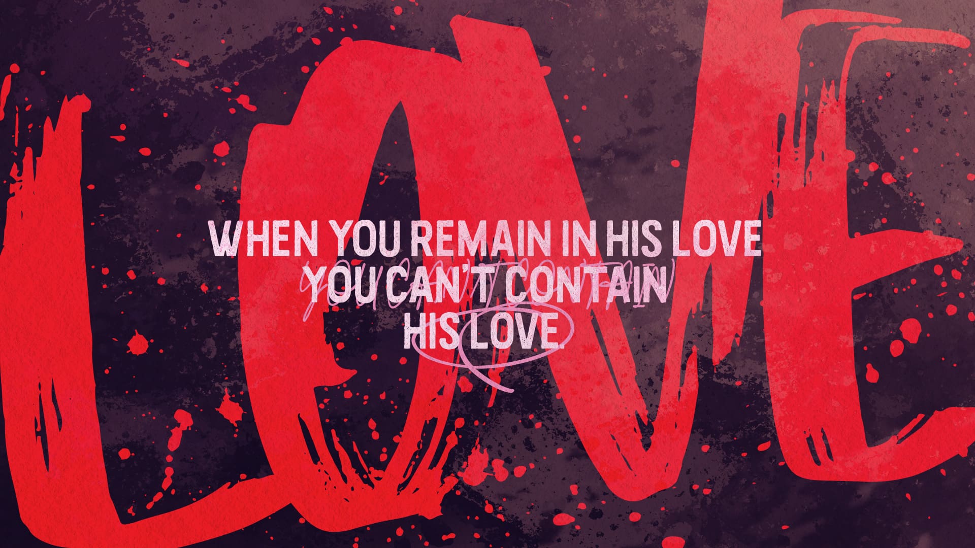 “Love Can’t Be Contained”