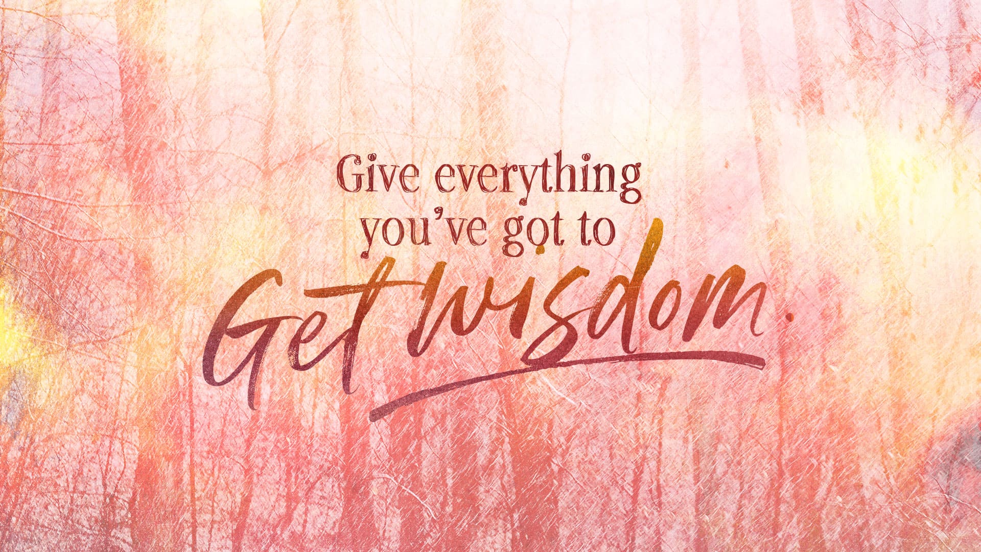 “Chasing Woman Wisdom”