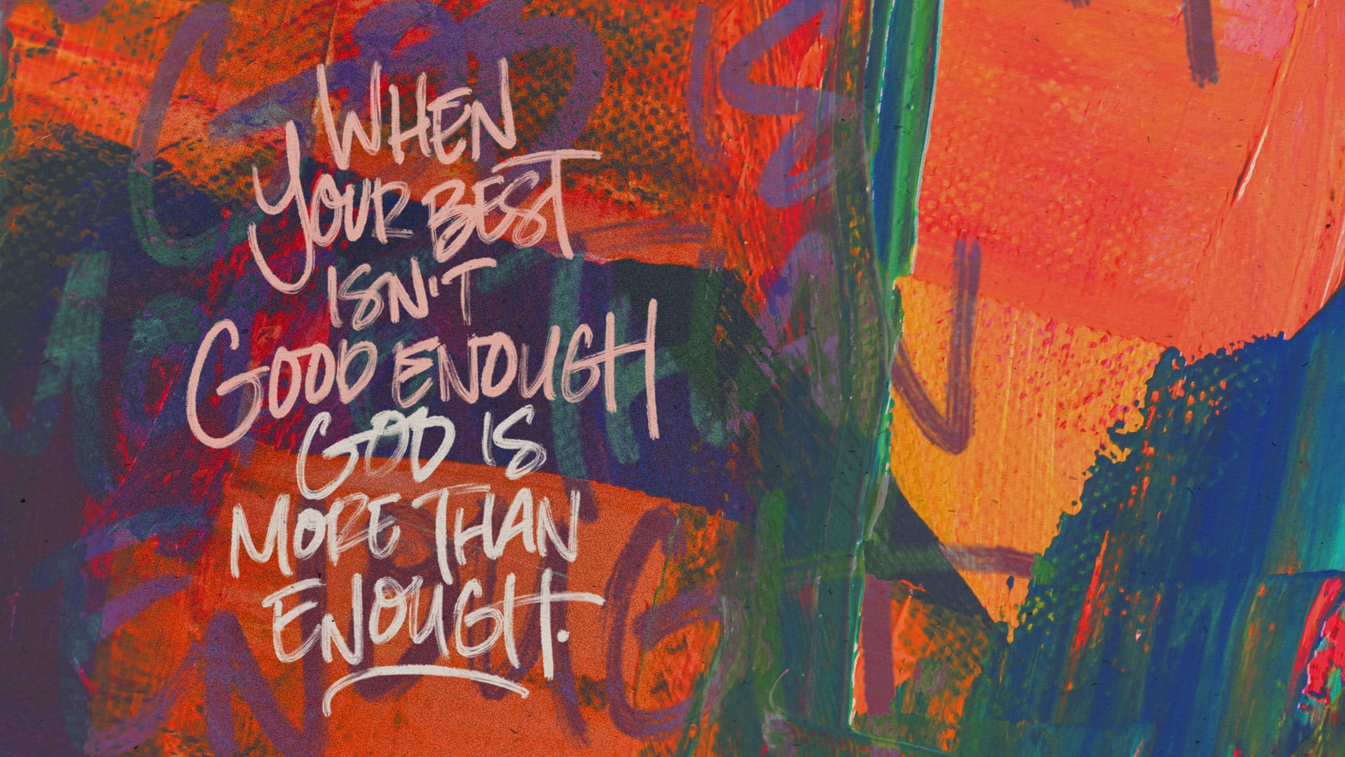 “When Your Best Isn’t Good Enough”