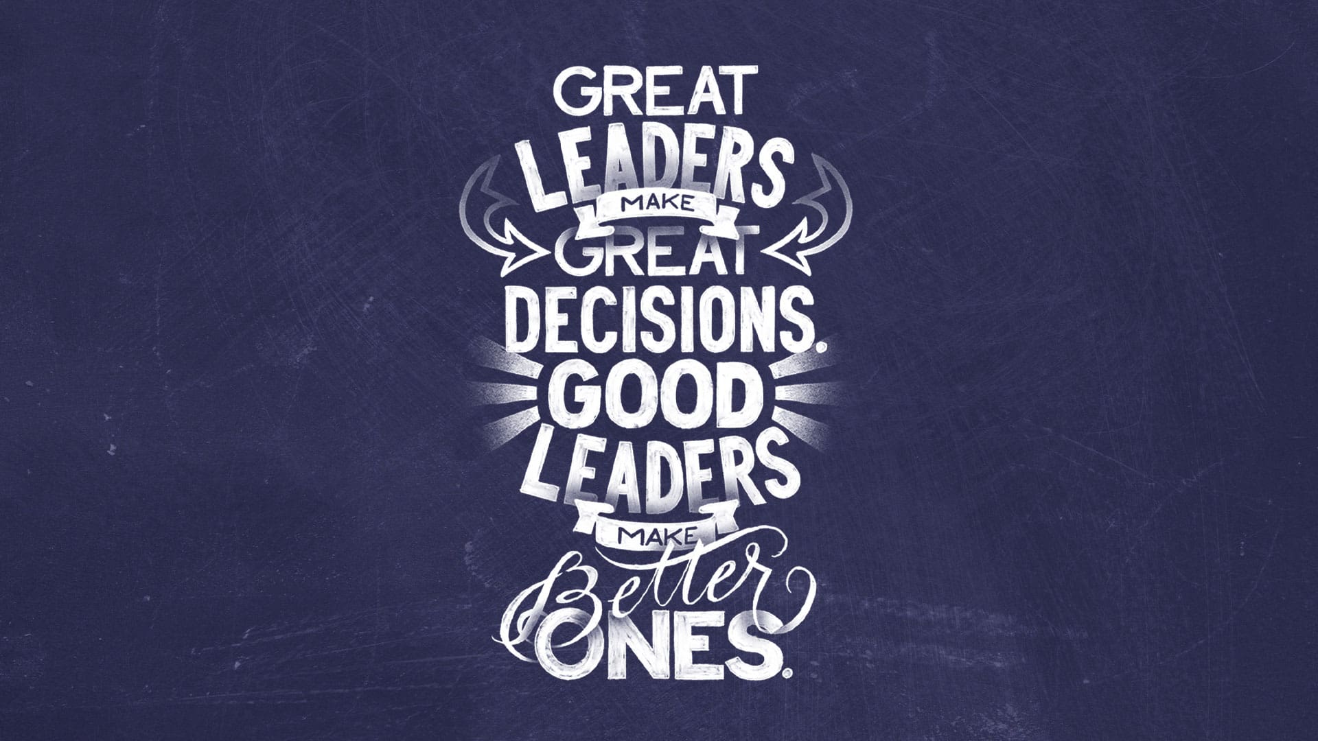 “Great to Good Leaders”