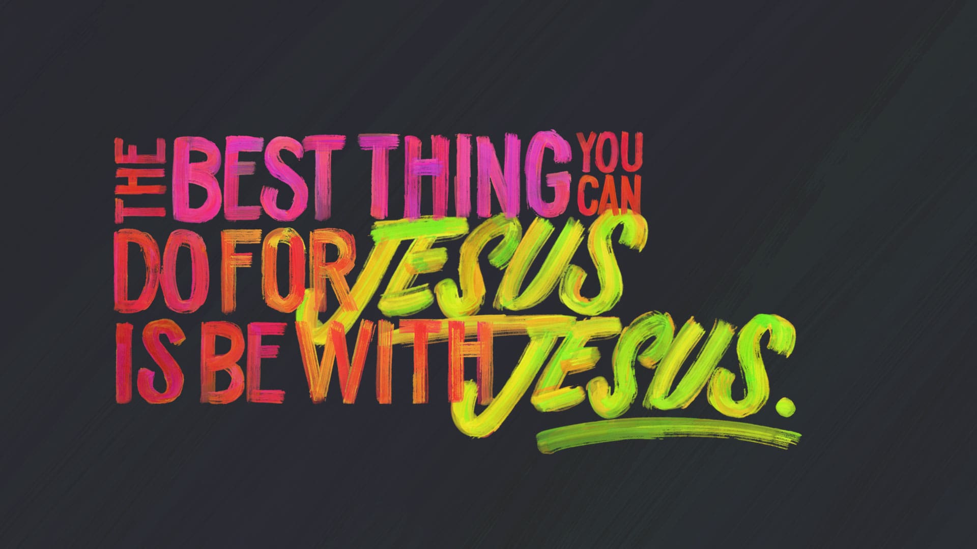 “Being with Jesus”