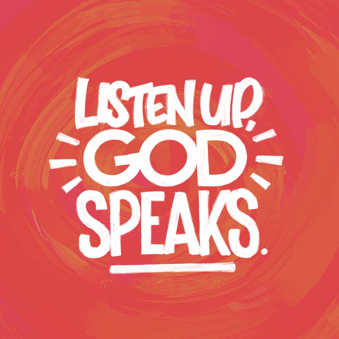 “Listen Up, God Speaks.” episode artwork