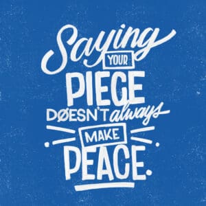 “The Peacemaking Life” episode artwork