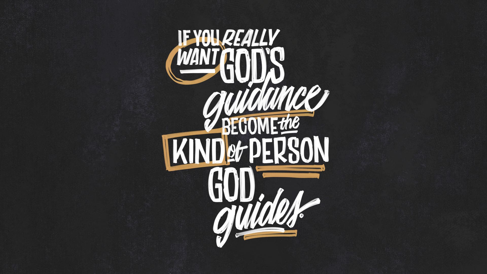 “Someone God Guides”