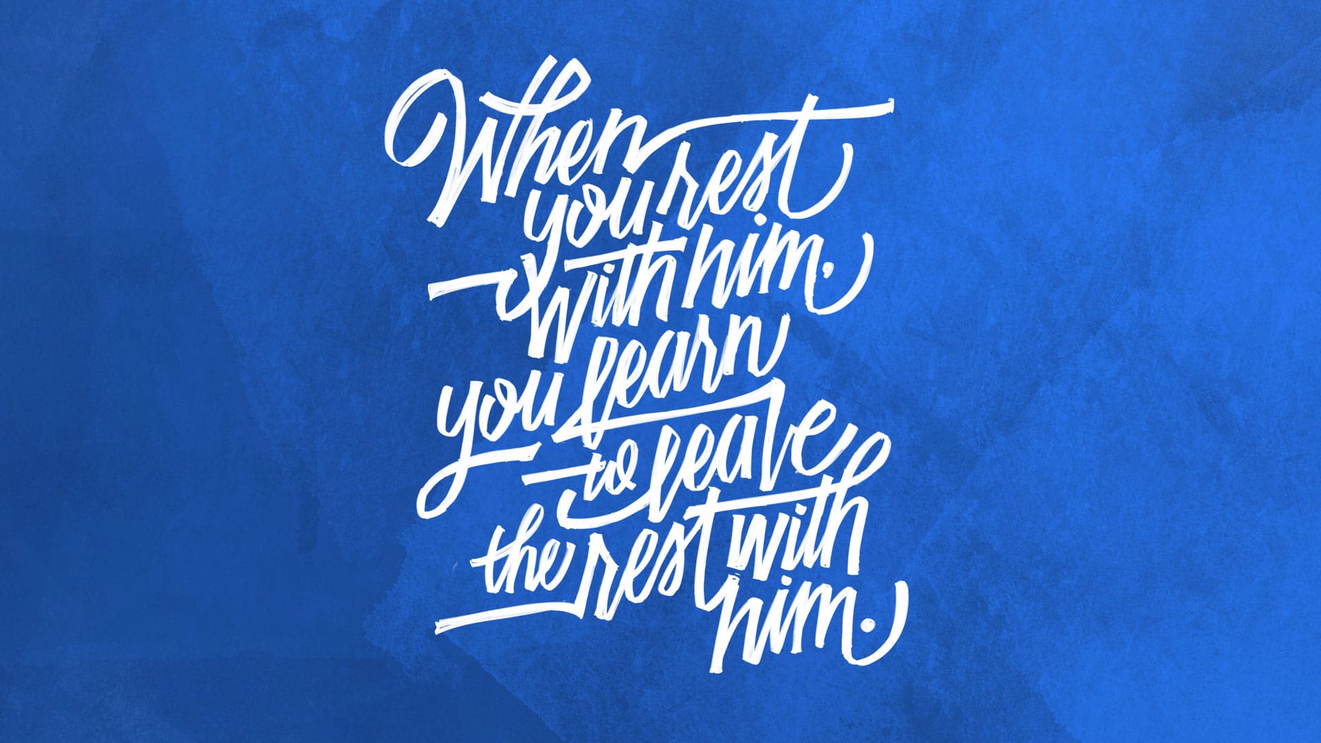 “A Rhythm Of Rest”