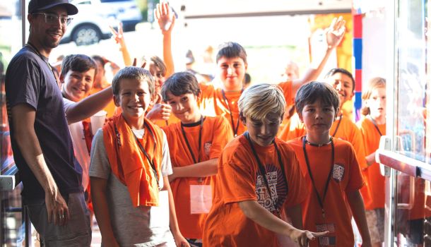 Children engaged in fun activities during Capital Church Kids Ministry