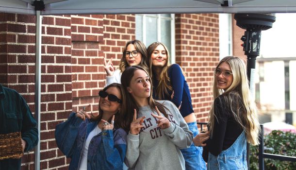 Teen students connecting and learning about God at Capital Church gatherings